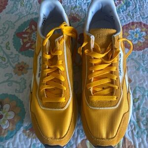 Reebok Bright Yellow Sneakers with White Accents